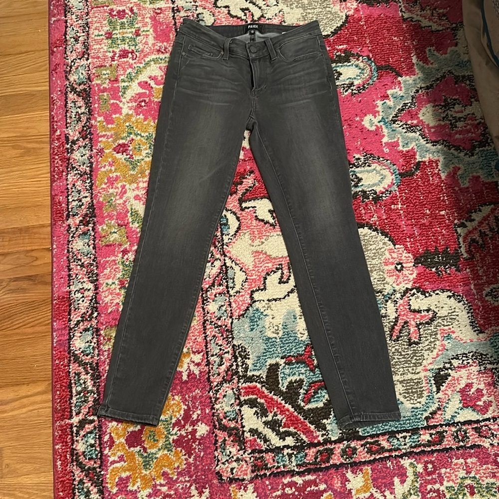 Paige Verdugo Ankle Grey Jeans